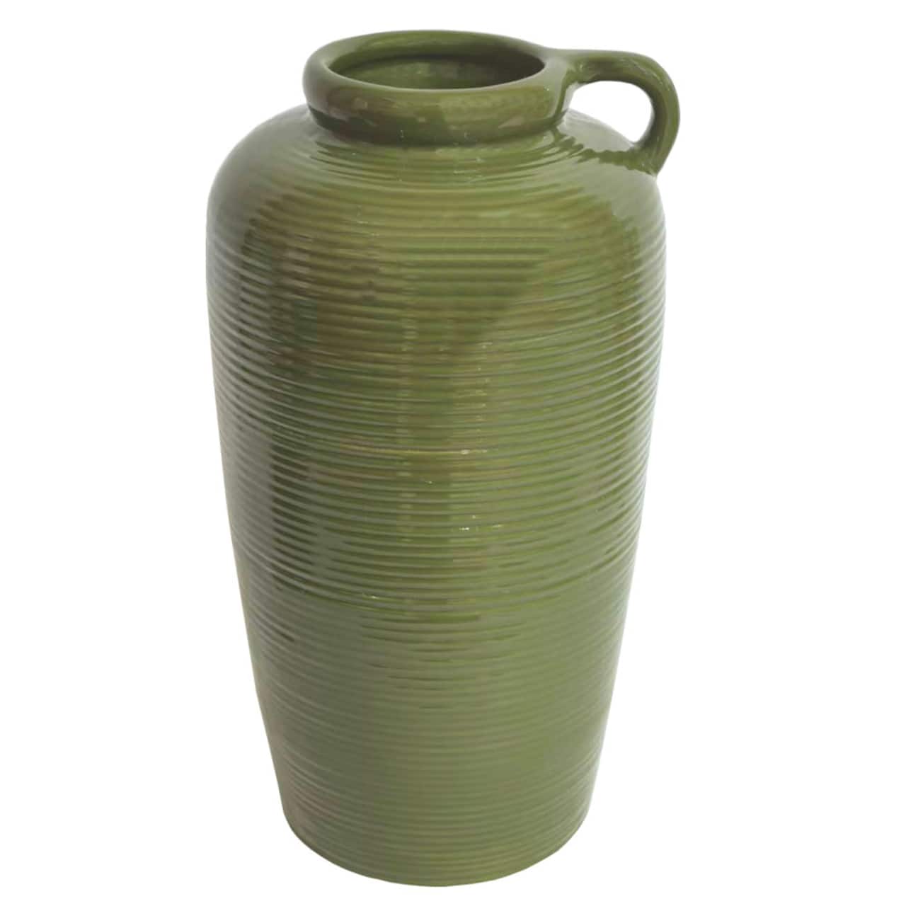 10.25" Green Ceramic Vase by Ashland®